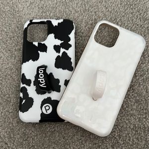 Loopy iPhone 11pro 5.8 screen cow and leopard cases